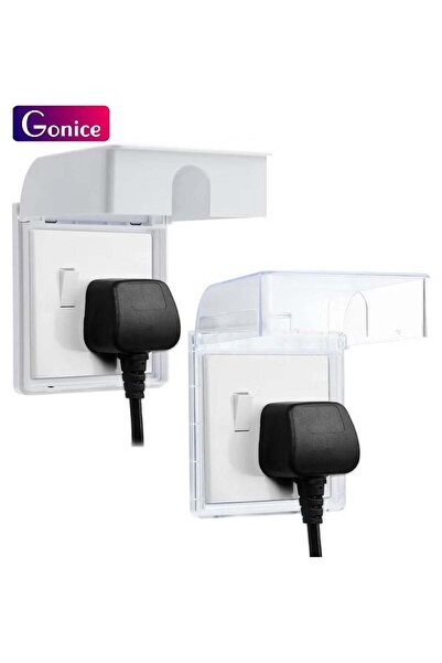 Gonice 2 Pack Secure Socket Cover Box for Baby Safety and Home Security - Electrical Outlet & Plug P