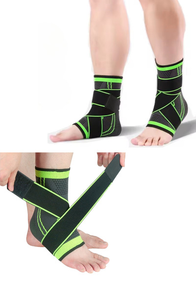 Saatistan Ayak Bileği Destek Pedi ve Bandajlı Koruyucu Set, Konfor ve Güç Sağlar