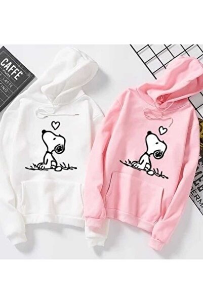 YRN COLLECTION طقم سويت شيرت للجنسين من النساء والرجال من Snopi مطبوع Lover C...