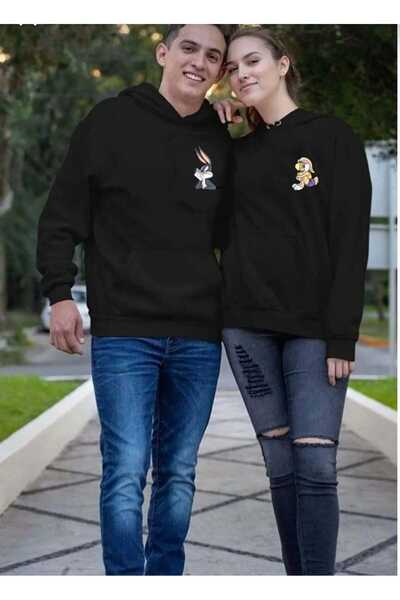 YRN COLLECTION للجنسين النساء الرجال باغز باني ولولا مطبوعة عاشق زوجين مزيج م...