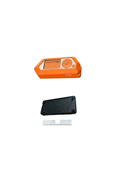 OEM Silicone Case for Flipper Zero (Orange) + HardCase WiFi Board with GPIO Protection (Black)