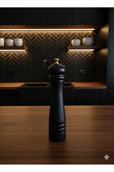 YAKUT Siyah 27 cm Baharat Öğütücü ve Manuel El Değirmeni