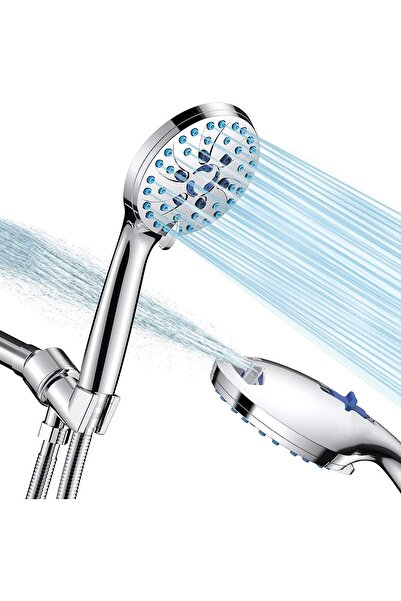 Arabest High Pressure 8-mode Handheld Shower Head , With Stainless Steel Hose...