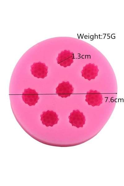 Choice4 قوالب توت العليق ثلاثية الأبعاد صغيرة الحجم من السيليكون على شكل فراو...