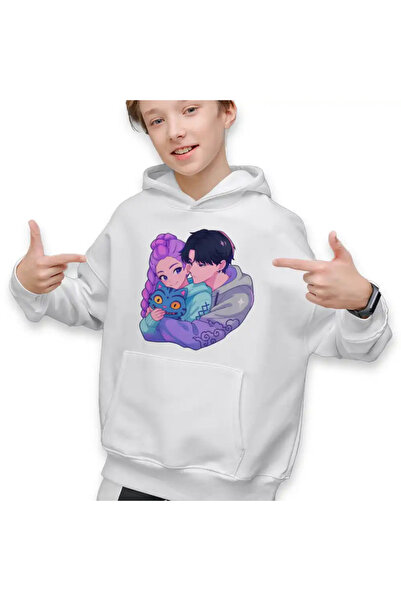 OEM Hanorac Copii Baieti Huntrix Saja Love Kpop Demon Hunters