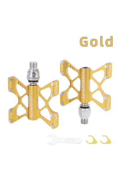 Choice دواسة لايت برو K5 الذهبية سريعة الفك، عريضة، مانعة للانزلاق، مصنوعة من...