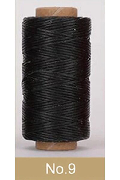 Choice24 رقم 9، 4 قطع، 30 متر، خيط مسطح مشمع، حبل خياطة جلدي، أداة يدوية للحر...