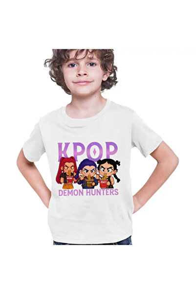 OEM Tricou Copii Baieti Huntrix Demon Masters Kpop