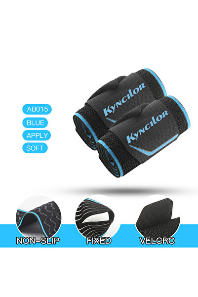 Choice AB015-BU قطعة واحدة من رباط معصم مرن، داعم للمعصم، مناسب للتمارين الري...