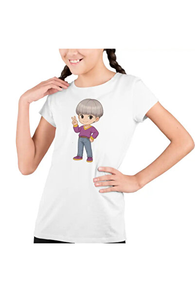 OEM Tricou Copii Fete Huntrix Saja Boys Mystery Kpop