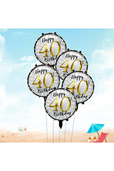 Choice 5 قطع من بالونات أعياد الميلاد مقاس 18 بوصة، 21، 30، 40، 50، 60، زينة ...