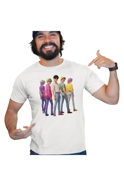 OEM Tricou Barbati Huntrix Saja Boys Kpop Trupa