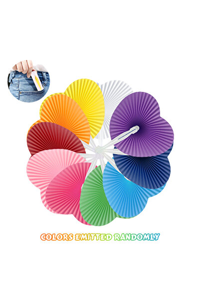 choice2 ٦٠ قطعة بألوان مختلطة عشوائية، ٣٠/٦٠/١٠٠ قطعة من المراوح القابلة للطي...