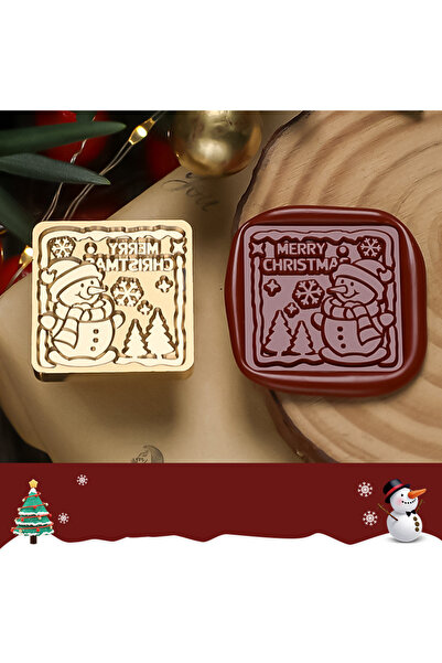 Choice طوابع شمعية بتصميمات كلاسيكية لعيد الميلاد، على شكل ندفة ثلجية وغزال، ...