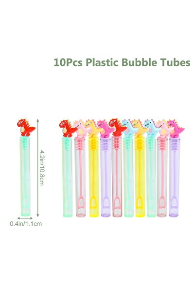 choice2 style 1 Dinosaur Bubble Tube Soap Bottle Birthday Party Decoration We...