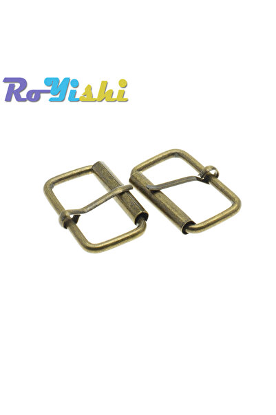 Choice14 حزام من النحاس العتيق، مقاس 38 مم، 5 قطع، أبازيم حزام نصف بكرة مفرد ...