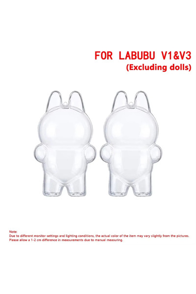 Choice لا يوجد دمية، قطعتان، لدمية لابوبو V1 وV2 وV3، غطاء حماية شفاف مقاوم ل...