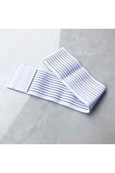 Choice ضمادة معصم رياضية قطنية مرنة بيضاء من AOLIKES، قطعة واحدة، لدعم المعصم...