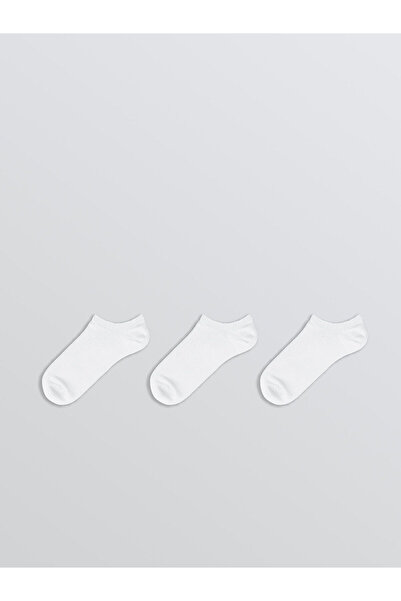 LC Waikiki Νέα σεζόν Γυναικείες κάλτσες μονόχρωμες αθλητικές κάλτσες 3 τεμαχίων