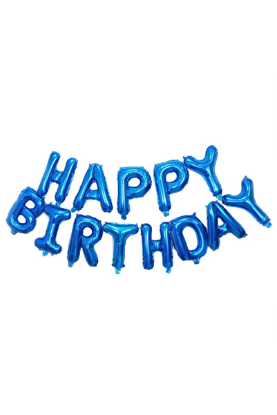 Choice 16INCH Blue 16 inch Letters HAPPY BIRTHDAY Foil Balloons Happy Birthda...