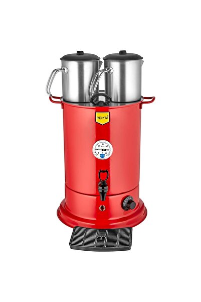 Remta 2 Demlikli Elite Çay Makinesi 18 lt-Kırmızı