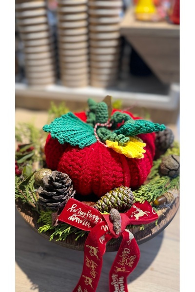 Orenda Kadın Girişim Kooperatifi El Örgüsü Bal Kabağı (Büyük Boy)