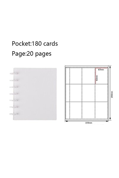 Choice ألبوم صور كيبوب أبيض اللون، 20 صفحة، 3 بوصات، مع غلاف داخلي بلون موحد،...