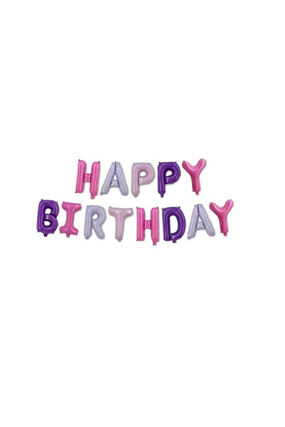 Choice 16INCH Us pink white 16 inch Letters HAPPY BIRTHDAY Foil Balloons Happ...
