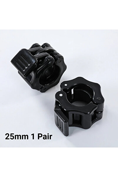 Choice13 25mm black pair 1Pair Safety Dumbbell Snap Quick Release Fix 25/50mm...