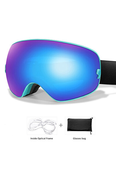 Choice نظارات التزلج على الجليد SA7-OA للرياضات الخارجية، مضادة للضباب، حماية...