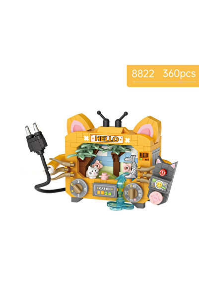 Choice4 8822 نموذج مصغر لأجهزة منزلية، محمصة خبز، تلفزيون، مكعبات بناء، لعبة ...