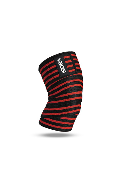 Choice رباط ركبة مطاطي قابل للتعديل، مقاس واحد، أحمر، قطعة واحدة، لدعم رفع ال...