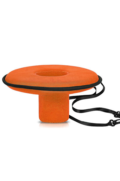 Choice1 حامل أكواب عائم برتقالي اللون لحمام السباحة، غطاء عازل للأكواب العائم...