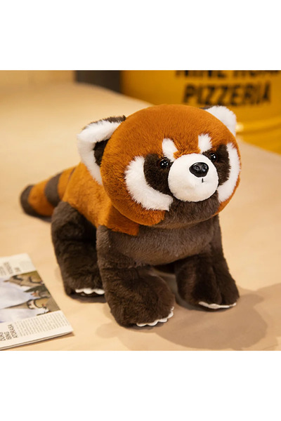 Choice دمية راكون نابضة بالحياة بطول 45 سم، دمية باندا حمراء محشوة، لعبة راكو...