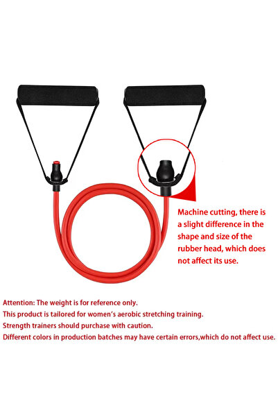 Choice أحمر - 15-20 رطل، 120 سم، المستوى 5، تمرين يوغا شدّ مستقيم، تمرين مرن ...