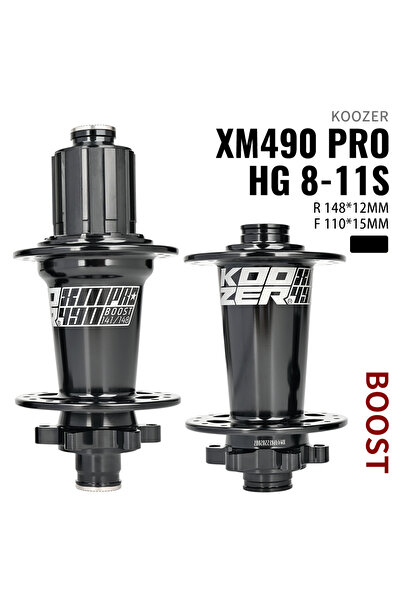 Choice محور دراجة جبلية Koozer XM490 PRO Boost 28H ذو 32 ثقبًا، مقاس 15x110 و...