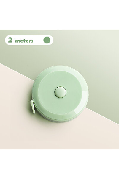 Choice Green 2 Meter Soft Tape Measure Scale Body Sewing Flexible Tailor Ruler Centimeter Inch Portable Ret