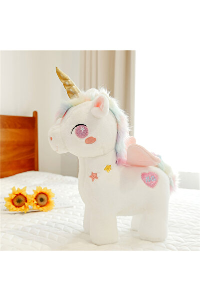 Choice دمية خيالية وردية اللون بطول 25 سم، لعبة قطيفة لطيفة، وسادة بلون عشوائ...