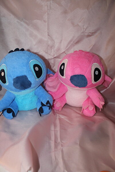 Kudi ikili renk Mavi Pembe renk peluş oyuncak