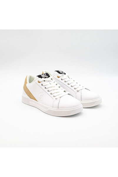 Roberto Cavalli Just Cavalli white genuine leather sneakers