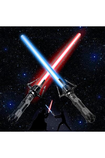 RAWAID ألعاب سيوف ضوئية للأطفال، عبوة من قطعتين مع صوت وحركة وأضواء ملونة للم...