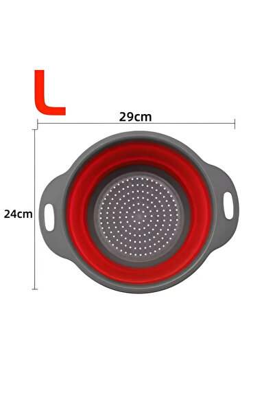 choice2 سلة مصفاة قابلة للطي من السيليكون، قطعة واحدة، قطعتين، مصفاة مطبخ قاب...