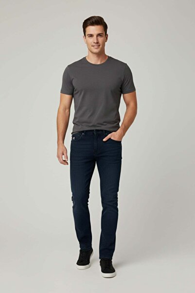 Fulla Moda Fermuarlı Slim Fit Jean