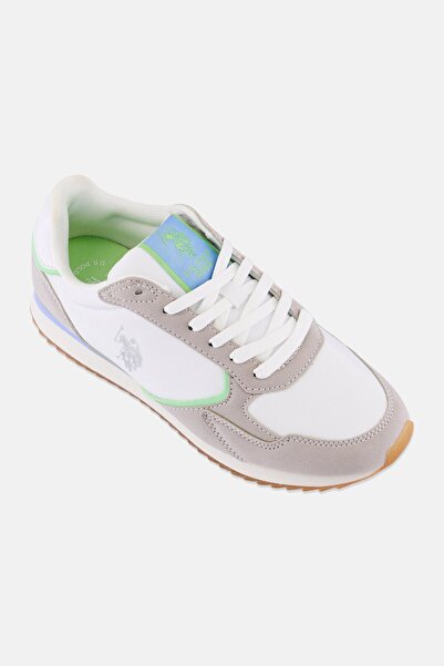 U.S. Polo Assn. Women Brand Logo Lace Up Casual Shoes, Multicolor