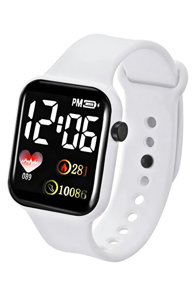 Saatistan Renkli Dijital Çocuk Saati, Su Geçirmez ve Dokunmatik Işıklı Ekran
