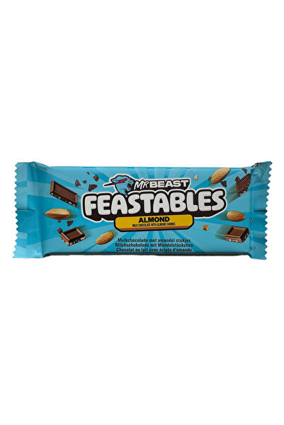Mrbeast Mr. Beast Bademli Sütlü Çikolata 60 Gr. (1 Adet)