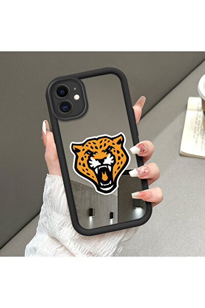 ucuc حافظة سيليكون سوداء مقاومة للسقوط متوافقة مع هاتف iPhone 11 بأنماط مرآة ...