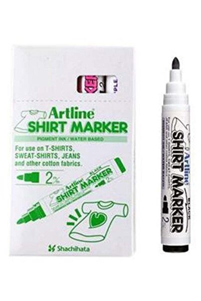 artline طقم علامات قمصان أسود مكون من 4 قطع EKT-2BK