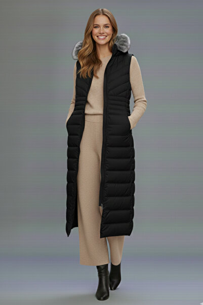 benguen Long Inflatable Vest K9184 Black