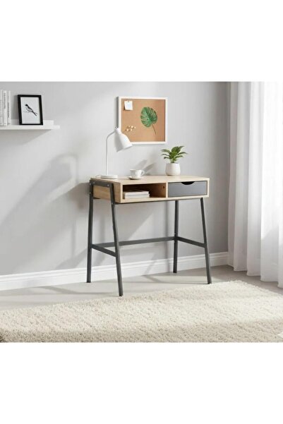DEC34 A modern office desk featuring a practical and elegant design.